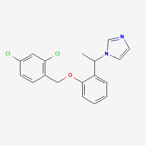 1-(1-{2-[(2,4-Dichlorophenyl)methoxy]phenyl}ethyl)-1H-imidazole