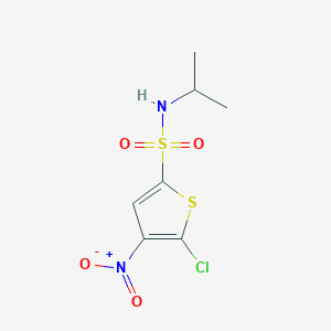 5-Chloro-4-nitro-N-(propan-2-yl)thiophene-2-sulfonamide