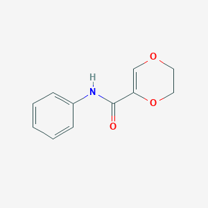 1,4-Dioxin-2-carboxamide, 5,6-dihydro-N-phenyl-