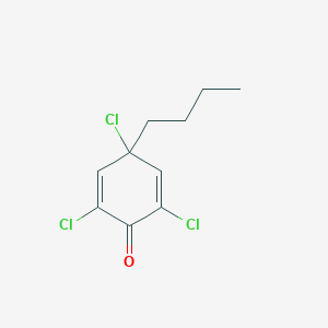 4-Butyl-2,4,6-trichlorocyclohexa-2,5-dien-1-one