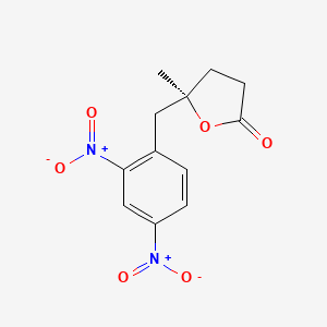 (5R)-5-[(2,4-Dinitrophenyl)methyl]-5-methyloxolan-2-one