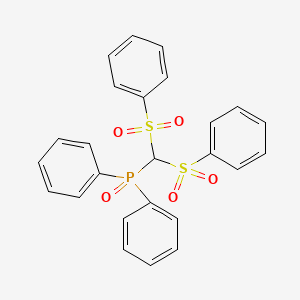 [Di(benzenesulfonyl)methyl](oxo)diphenyl-lambda~5~-phosphane