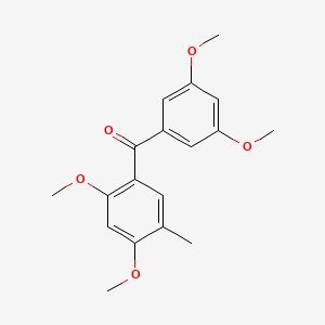 (2,4-Dimethoxy-5-methylphenyl)(3,5-dimethoxyphenyl)methanone