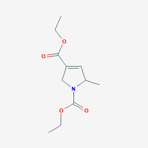 1H-Pyrrole-1,3-dicarboxylic acid, 2,5-dihydro-5-methyl-, diethyl ester