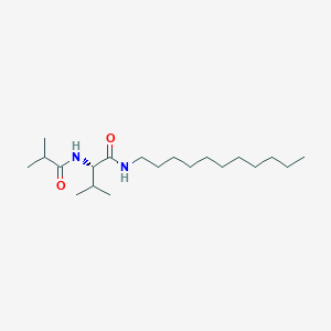 N~2~-(2-Methylpropanoyl)-N-undecyl-L-valinamide