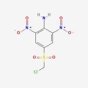 4-(Chloromethanesulfonyl)-2,6-dinitroaniline