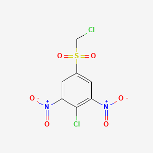 2-Chloro-5-(chloromethanesulfonyl)-1,3-dinitrobenzene