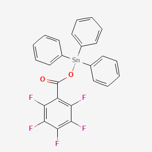 [(2,3,4,5,6-Pentafluorobenzoyl)oxy](triphenyl)stannane