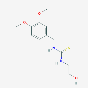 N-[(3,4-Dimethoxyphenyl)methyl]-N'-(2-hydroxyethyl)thiourea