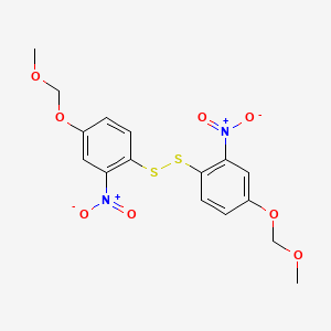 1,1'-Disulfanediylbis[4-(methoxymethoxy)-2-nitrobenzene]