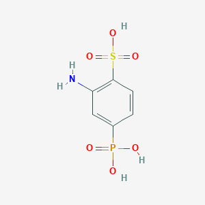 2-Amino-4-phosphonobenzene-1-sulfonic acid