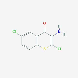 3-Amino-2,6-dichloro-4H-1-benzothiopyran-4-one