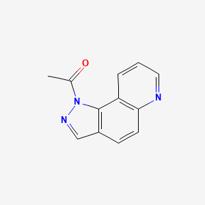 1-(1H-Pyrazolo[3,4-f]quinolin-1-yl)ethan-1-one