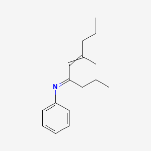 (4E)-6-Methyl-N-phenylnon-5-en-4-imine