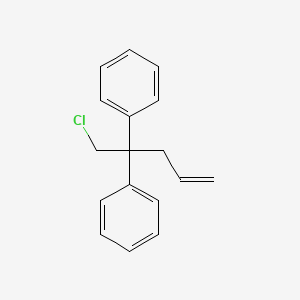 1,1'-(5-Chloropent-1-ene-4,4-diyl)dibenzene