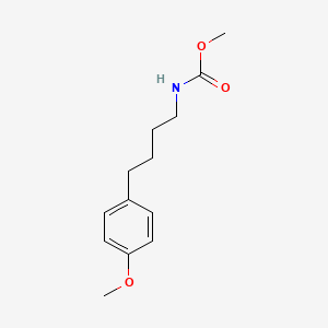 Carbamic acid, [4-(4-methoxyphenyl)butyl]-, methyl ester