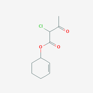 Cyclohex-2-en-1-yl 2-chloro-3-oxobutanoate