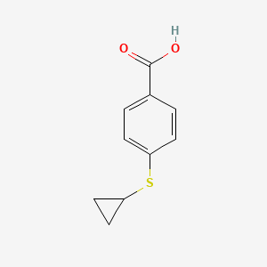 B1457054 4-(Cyclopropylsulfanyl)benzoic acid CAS No. 918967-34-7