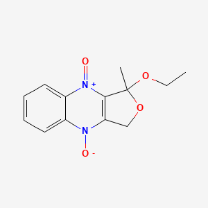 3-Ethoxy-3-methyl-4-oxo-1,4-dihydrofuro[3,4-b]quinoxalin-4-ium-9(3H)-olate