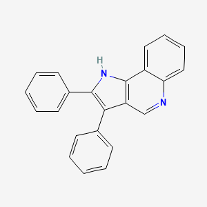 1H-Pyrrolo[3,2-c]quinoline, 2,3-diphenyl-