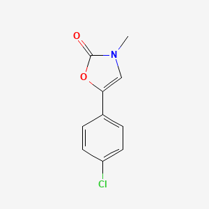 2(3H)-Oxazolone, 5-(4-chlorophenyl)-3-methyl-