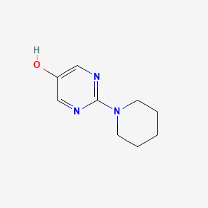 molecular formula C9H13N3O B1457056 2-(哌啶-1-基)嘧啶-5-醇 CAS No. 809236-47-3