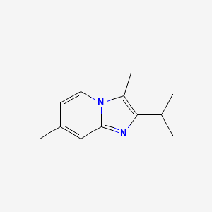 B1457059 3,7-Dimethyl-2-(propan-2-yl)imidazo[1,2-a]pyridine CAS No. 1550404-29-9