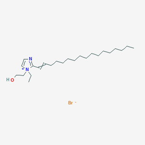 1-Ethyl-2-(heptadec-1-en-1-yl)-1-(2-hydroxyethyl)-1H-imidazol-1-ium bromide