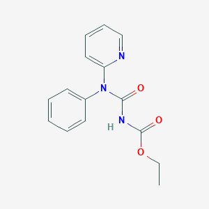 Carbamic acid, [(phenyl-2-pyridinylamino)carbonyl]-, ethyl ester