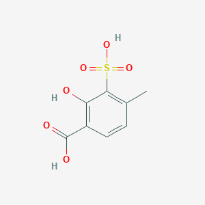 2-Hydroxy-4-methyl-3-sulfobenzoic acid