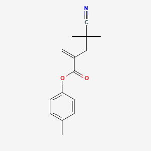 4-Methylphenyl 4-cyano-4-methyl-2-methylidenepentanoate