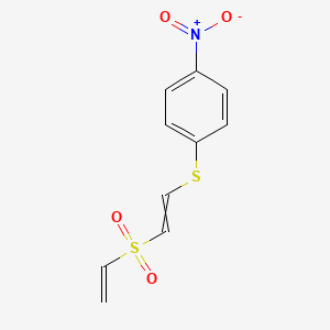 1-{[2-(Ethenesulfonyl)ethenyl]sulfanyl}-4-nitrobenzene