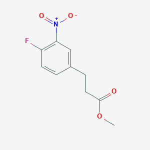 B1457075 3-(4-Fluoro-3-nitro-phenyl)-propionic acid methyl ester CAS No. 907602-44-2