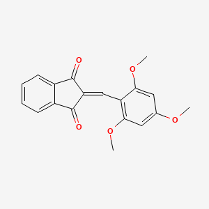 2-[(2,4,6-Trimethoxyphenyl)methylidene]-1H-indene-1,3(2H)-dione