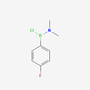 1-Chloro-1-(4-fluorophenyl)-N,N-dimethylboranamine