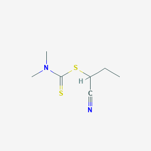 1-Cyanopropyl dimethylcarbamodithioate