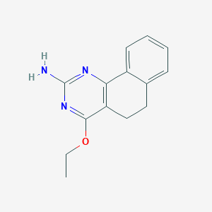 Benzo[h]quinazolin-2-amine, 4-ethoxy-5,6-dihydro-