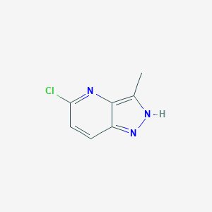 molecular formula C7H6ClN3 B1457094 5-Chloro-3-methyl-1h-pyrazolo[4,3-b]pyridine CAS No. 864775-64-4