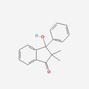 3-Hydroxy-2,2-dimethyl-3-phenyl-2,3-dihydro-1H-inden-1-one