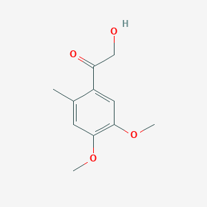 1-(4,5-Dimethoxy-2-methylphenyl)-2-hydroxyethan-1-one