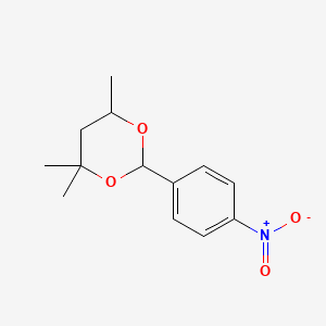 4,4,6-Trimethyl-2-(4-nitrophenyl)-1,3-dioxane