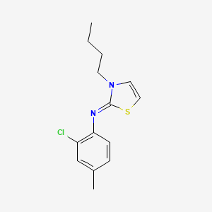 (2Z)-3-Butyl-N-(2-chloro-4-methylphenyl)-1,3-thiazol-2(3H)-imine