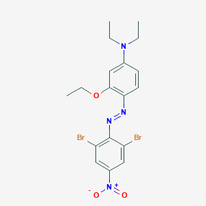 4-[(E)-(2,6-Dibromo-4-nitrophenyl)diazenyl]-3-ethoxy-N,N-diethylaniline