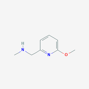 molecular formula C8H12N2O B1457099 [(6-甲氧基吡啶-2-基)甲基](甲基)胺 CAS No. 1060806-94-1