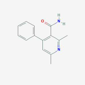 3-Pyridinecarboxamide, 2,6-dimethyl-4-phenyl-