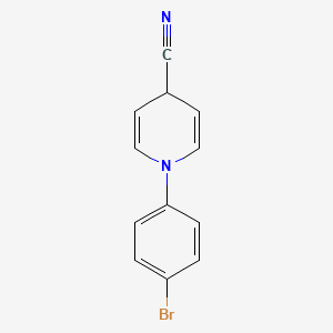 1-(4-Bromophenyl)-1,4-dihydropyridine-4-carbonitrile