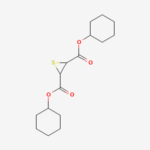 Dicyclohexyl thiirane-2,3-dicarboxylate