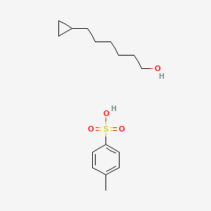 6-Cyclopropylhexan-1-ol;4-methylbenzenesulfonic acid