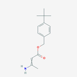 (4-tert-Butylphenyl)methyl 3-aminobut-2-enoate