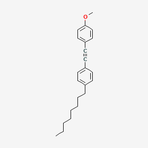 1-Methoxy-4-[(4-octylphenyl)ethynyl]benzene